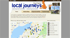 Desktop Screenshot of localjourneys.org.uk