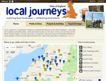 Tablet Screenshot of localjourneys.org.uk